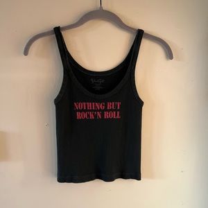 SOLD!! BRANDY MELVILLE/JOHN GALT black tank!